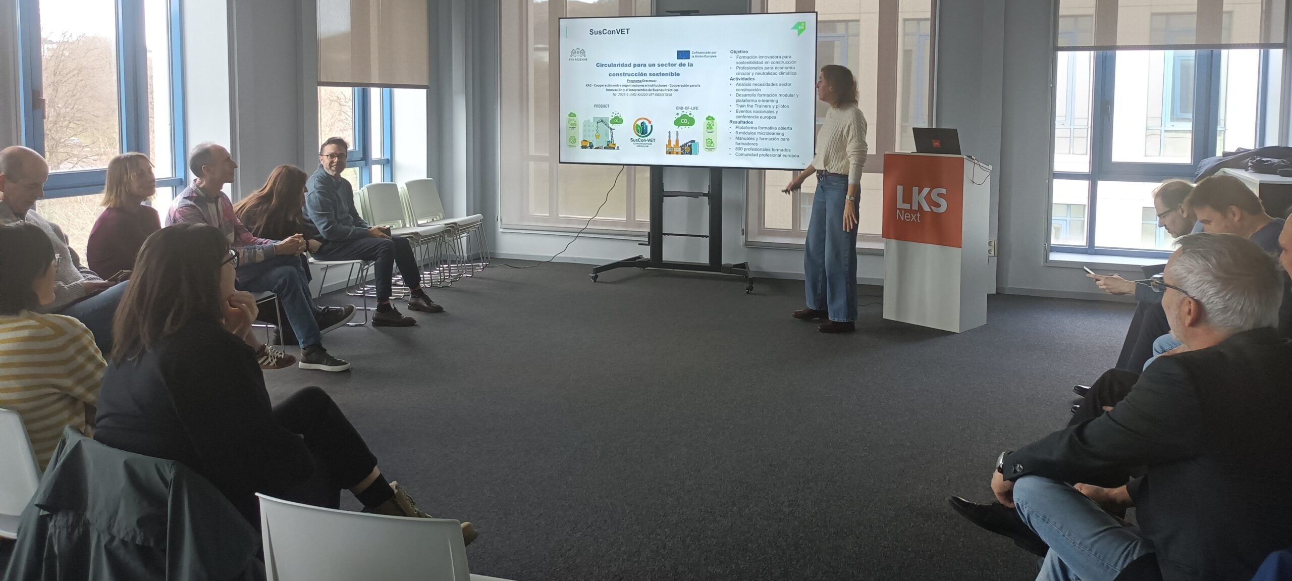 PROSPEKTIKER presenta el proyecto europeo SusConVET al equipo de LKS Next
